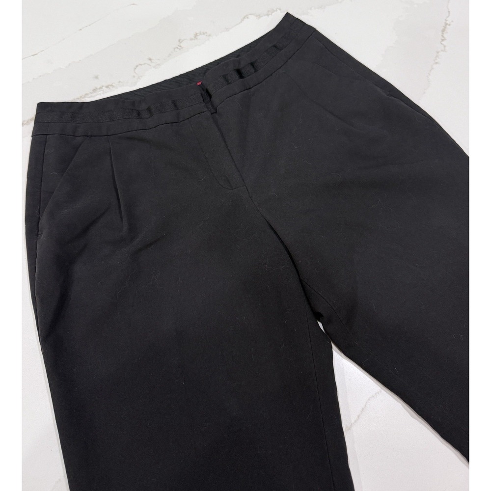 Zac & Rachel Pleated Dress Pants‎ Womens 12 Black Preppy Business Professional